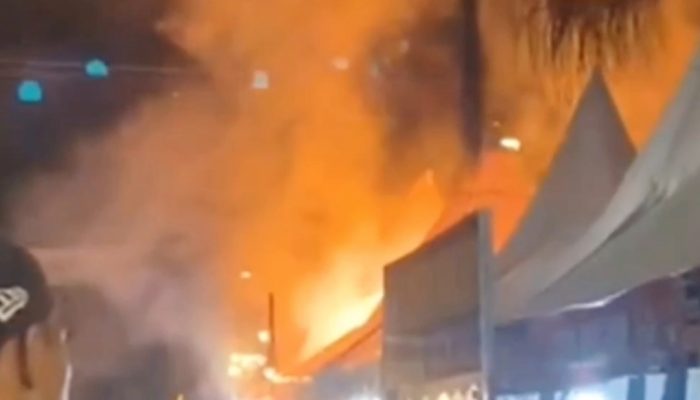 Satu Stand FMF Terbakar, Monica Haprinda : Alhamdulillah Kebakaran Cepat Mereda dan Tidak Ada Korban Jiwa