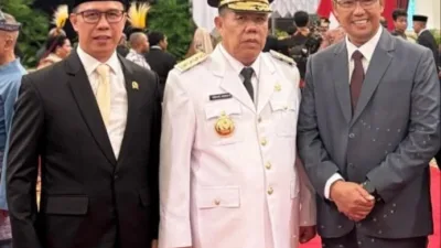 Eddy Iskandar Sambut Kedatangan Gubernur dan Wakil Gubernur Babel Periode 2025–2030