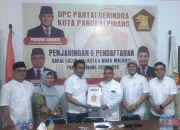 Molen Ambil Formulir Pilkada Ulang Pangkalpinang dari Partai Gerindra, Bangun Jaya :Siapapun Terima Rekom DPP Itu yang Kami Dukung