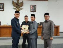 Rapat Paripurna DPRD, Pemkab Bangka Usulkan Dua Raperda