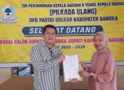 Ambil Formulir Pendaftaran Bacalon Bupati, Firmansyah Levi Komitmen Wujudkan Bangka Lebih Maju
