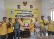 Dikawal Ratusan Relawan dari 8 Kecamatan di Kabupaten Bangka, Ramadian Daftar Cawabup Bangka Lewat Golkar