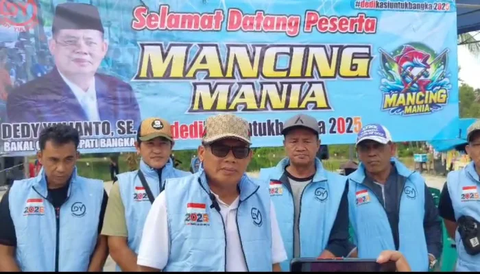 Gelar Lomba Mancing Mania, Dedy Yulianto : Kalau Ada Spot Kita Optimalkan Nanti ada Event Lebih Besar Lagi