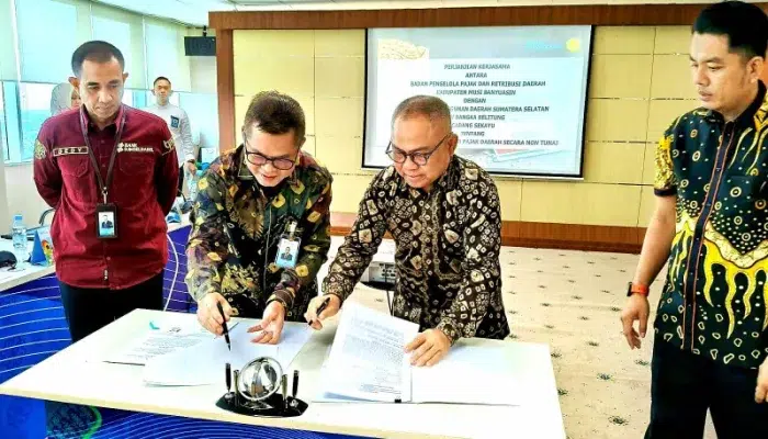 Teken MoU dengan Pemkab Muba, Bank Sumsel Babel Perkuat Sistem Pajak Daerah Berbasis Digital