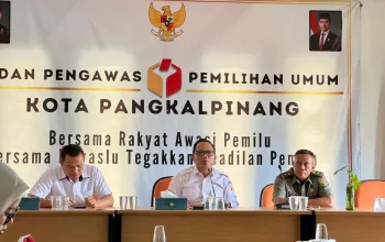Gelar Rapat Koordinasi PDPB 2025, Bawaslu Kota Pangkalpinang Perkuat Integrasi Data Pemilih Lintas lembaga