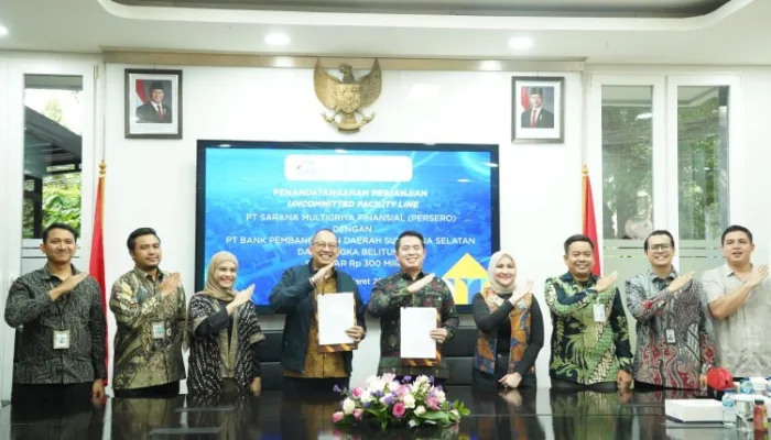 Bank Sumsel Babel dan SMF Sepakati Kerja Sama Pembiayaan Perumahan