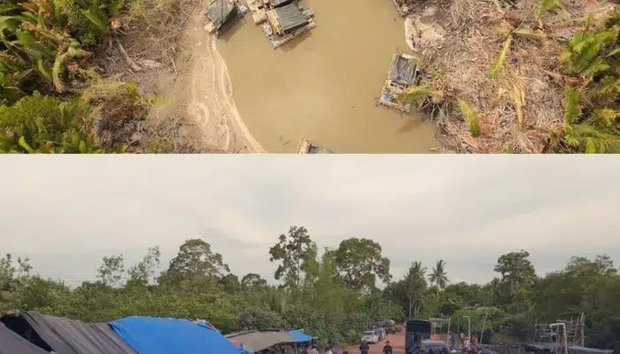 Pelaku Tambang Ilegal Mulai Panik! Drone Polisi Kini Mengintai dari Atas