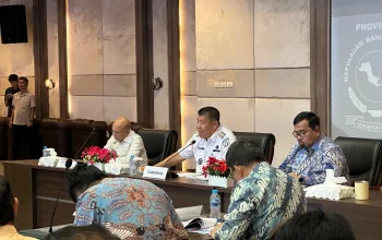 Gubernur Hidayat Arsani Pimpin Rakor RTRW dan Inventarisasi IUP di Babel