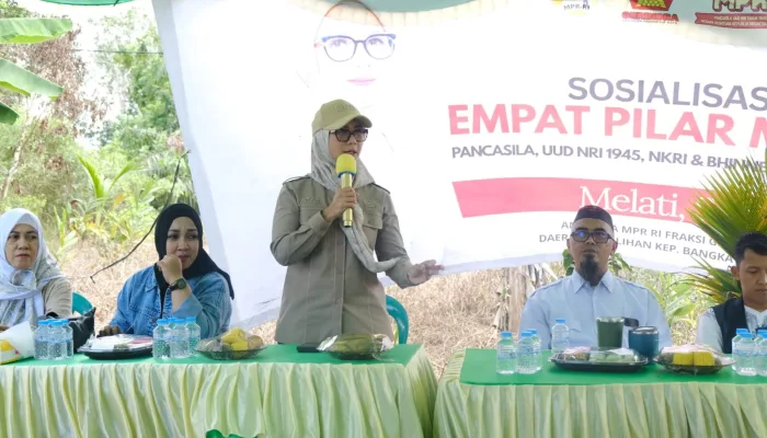 Sosialisasi Empat Pilar di Pangkalpinang, Melati Tekankan Toleransi dan Etika Bermedia Sosial