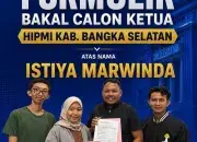 Istiya Marwinda Resmi Daftar Calon Ketua BPC HIPMI Bangka Selatan, Siap Ramaikan Bursa Muscab