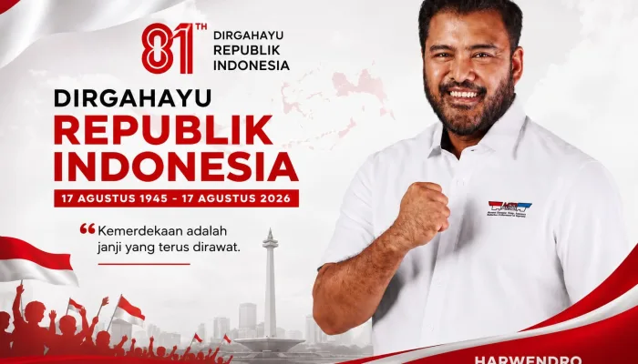 HUT ke-81 RI, Harwendro: Kemerdekaan Harus Terus Dirawat Lewat Kontribusi Nyata