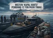 Misteri ‘Kapal Hantu’ Pembawa 12 Ton Pasir Timah di Natuna: Siapa Dalang di Balik Penyelundupan Ilegal Ini