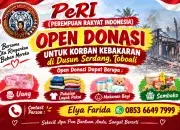 PeRI Buka Donasi untuk Korban Kebakaran di Bangka Selatan, Salurkan Bantuan Pakaian Layak Pakai