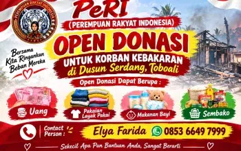 PeRI Buka Donasi untuk Korban Kebakaran di Bangka Selatan, Salurkan Bantuan Pakaian Layak Pakai
