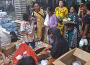 Melati Salurkan Bantuan untuk Korban Kebakaran Serdang, Dukung Pemenuhan Kebutuhan Warga