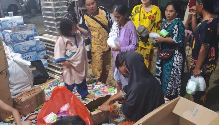 Melati Salurkan Bantuan untuk Korban Kebakaran Serdang, Dukung Pemenuhan Kebutuhan Warga